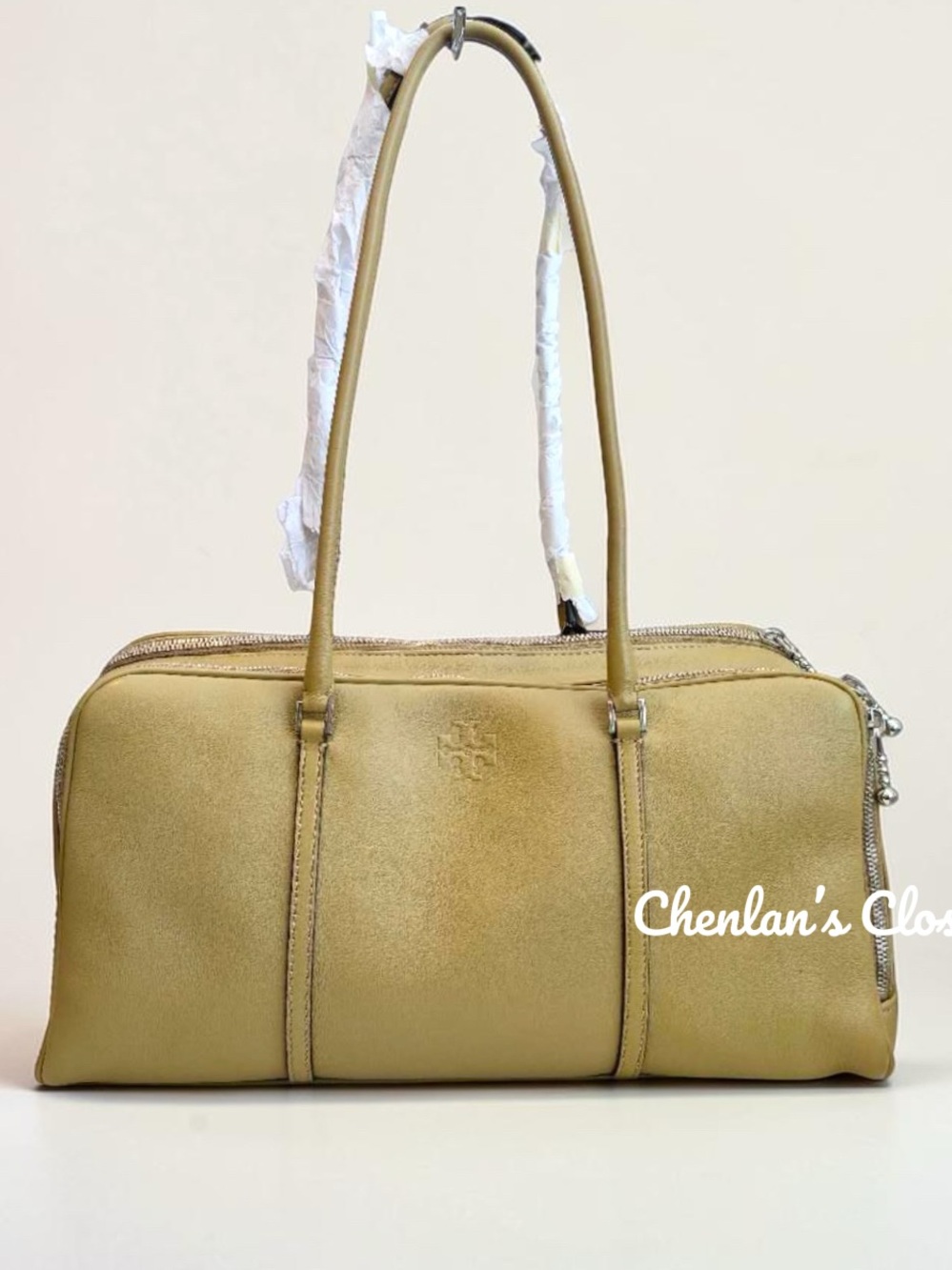 NWT Tory Burch MARSHMALLOW SATCHEL - Picture 6 of 14